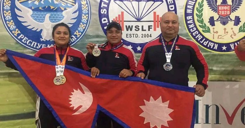 नवौ बिश्व स्ट्रेन्थ लिफ्टिङ प्रतियोगितामा नेपाललाई १ स्वर्ण र ३ रजत